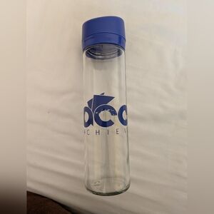 Blue and Clear Water Bottle